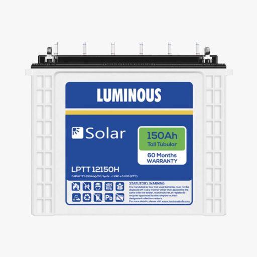 Luminous 150Ah Solar Battery with 5 Year Warranty